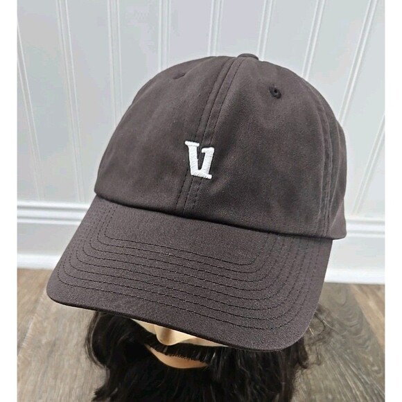 Vuori Men's Cotton Dad Hat Chocolate Brown Strapback Baseball Cap - Picture 1 of 9